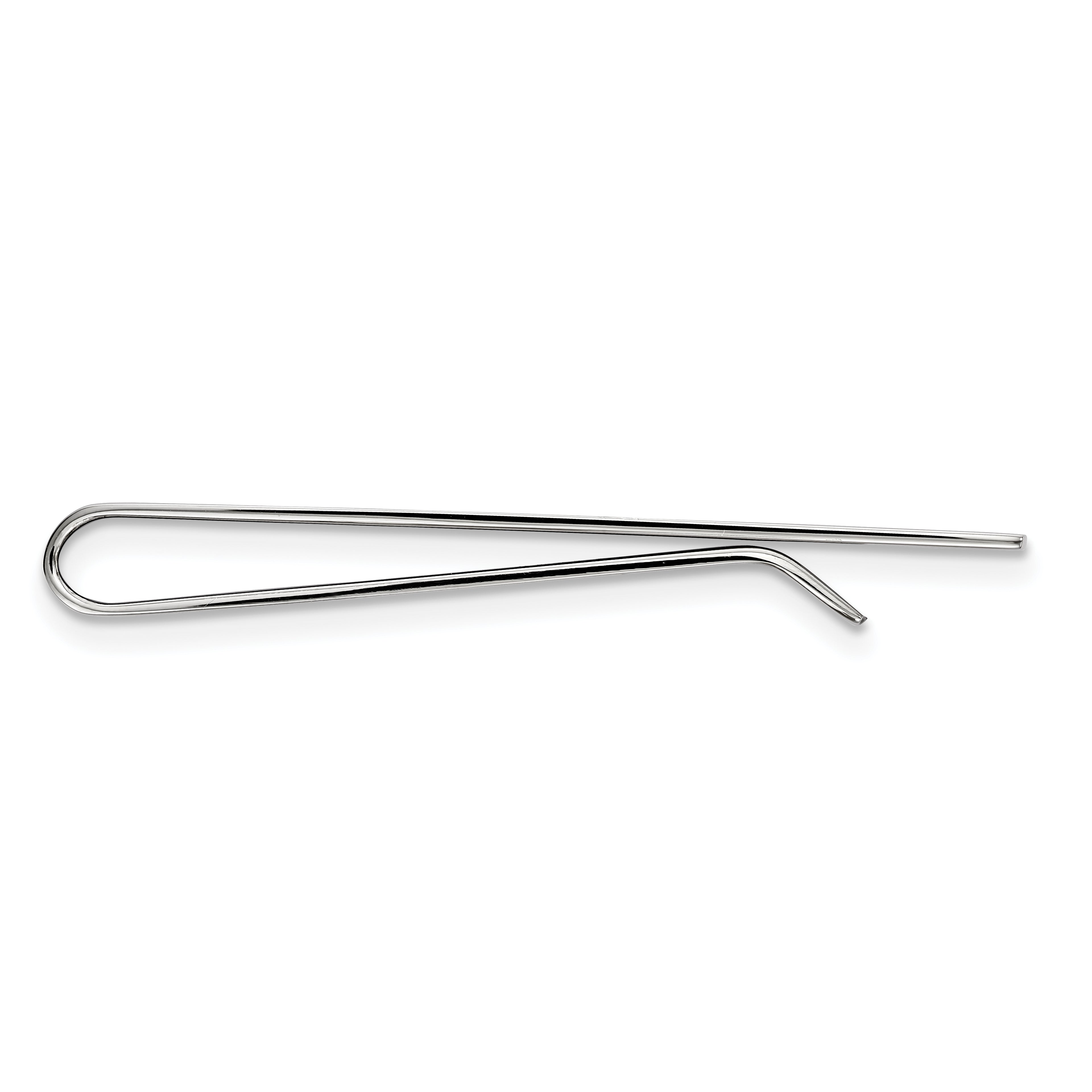 Polished Tie Bar & Money Clip in Stainless Steel