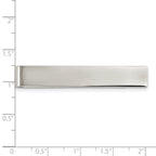 Polished Tie Bar & Money Clip in Stainless Steel