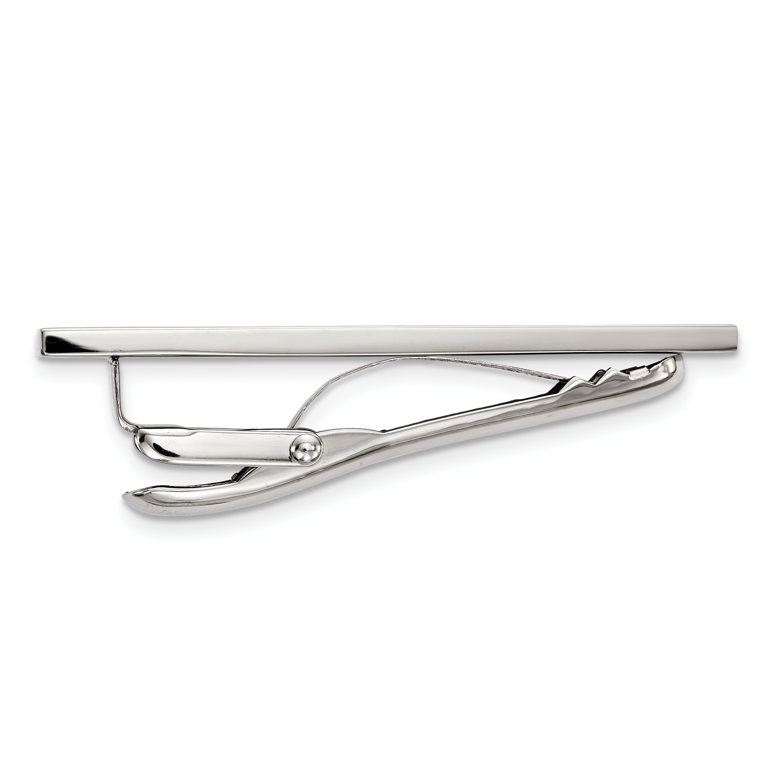 Chisel Stainless Steel Polished Tie Bar Secondary image