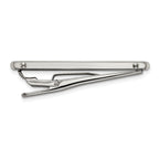 Chisel Stainless Steel Brushed and Polished Tie Bar