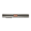 Chisel Stainless Steel Antiqued White Bronze Plated and Brown IP-plated Tie Bar