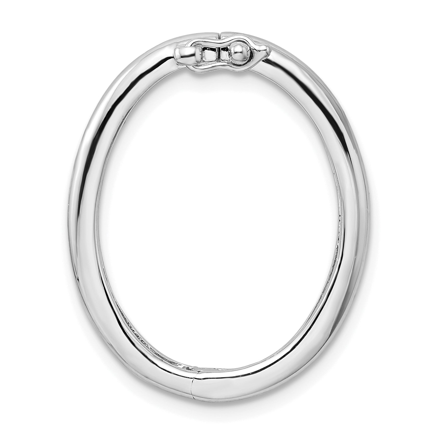 Sterling Silver Rhodium-plated Polished Shortener Secondary image