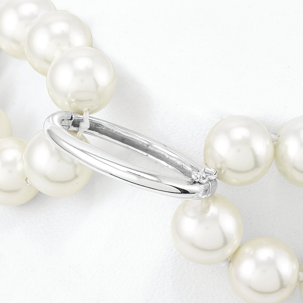 Sterling Silver Rhodium-plated Polished Shortener