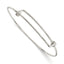 Sterling Silver 1.65mm Wire Expandable Bangle