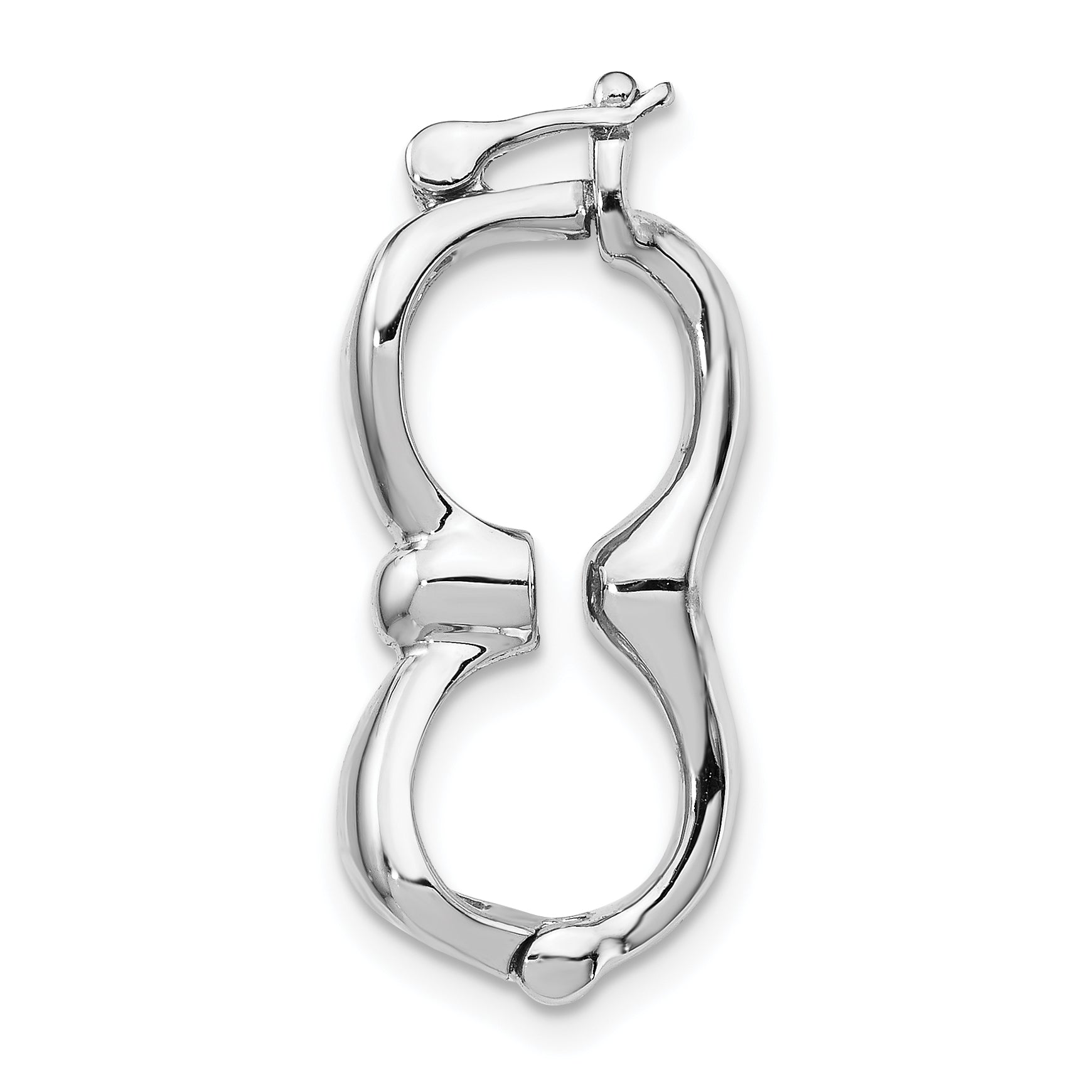 Sterling Silver Rhodium-plated Bow Shortener Main image