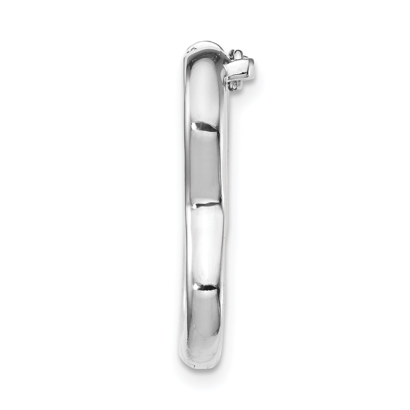 Sterling Silver Rhodium-plated 12.5mm x 20mm Shortener Secondary image