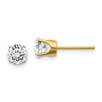 14K Gold Diamond Stud Earrings with 1.00ct I1 Clarity