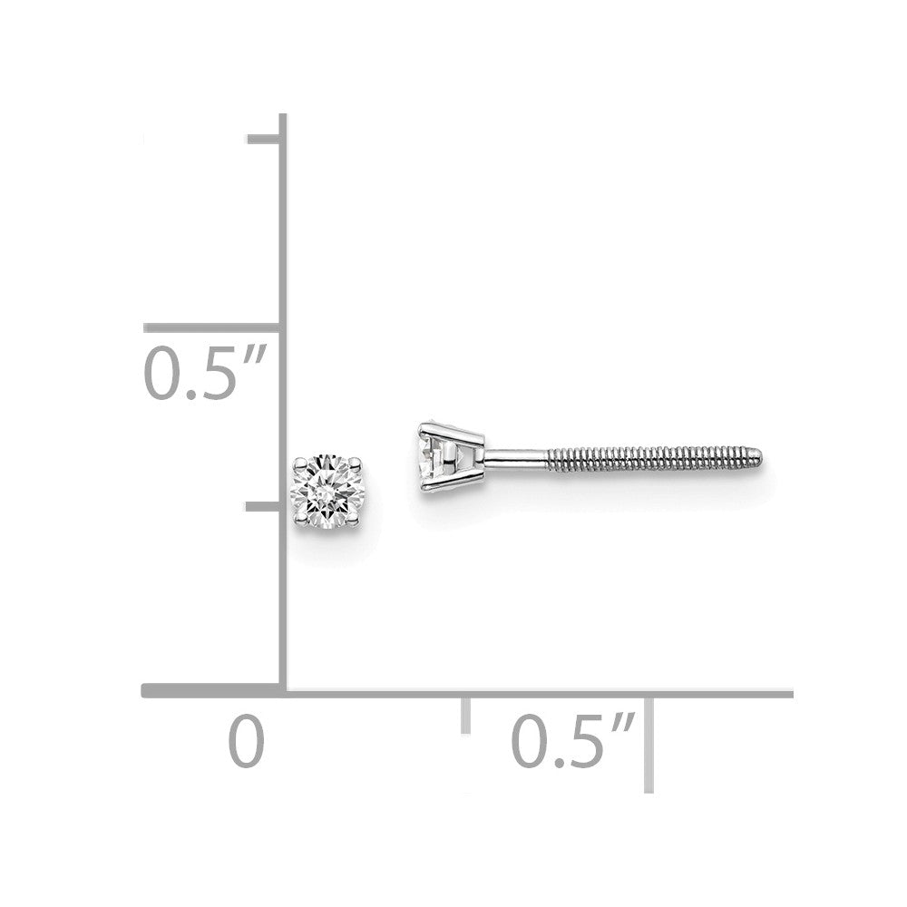 Sophia Jewelers 14K Gold Diamond Stud Earrings with VS Clarity Secondary image