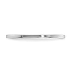 Flat Stackable Band in 14K White Gold, 1.2mm