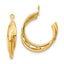 14k Polished Hoop Earring Jackets