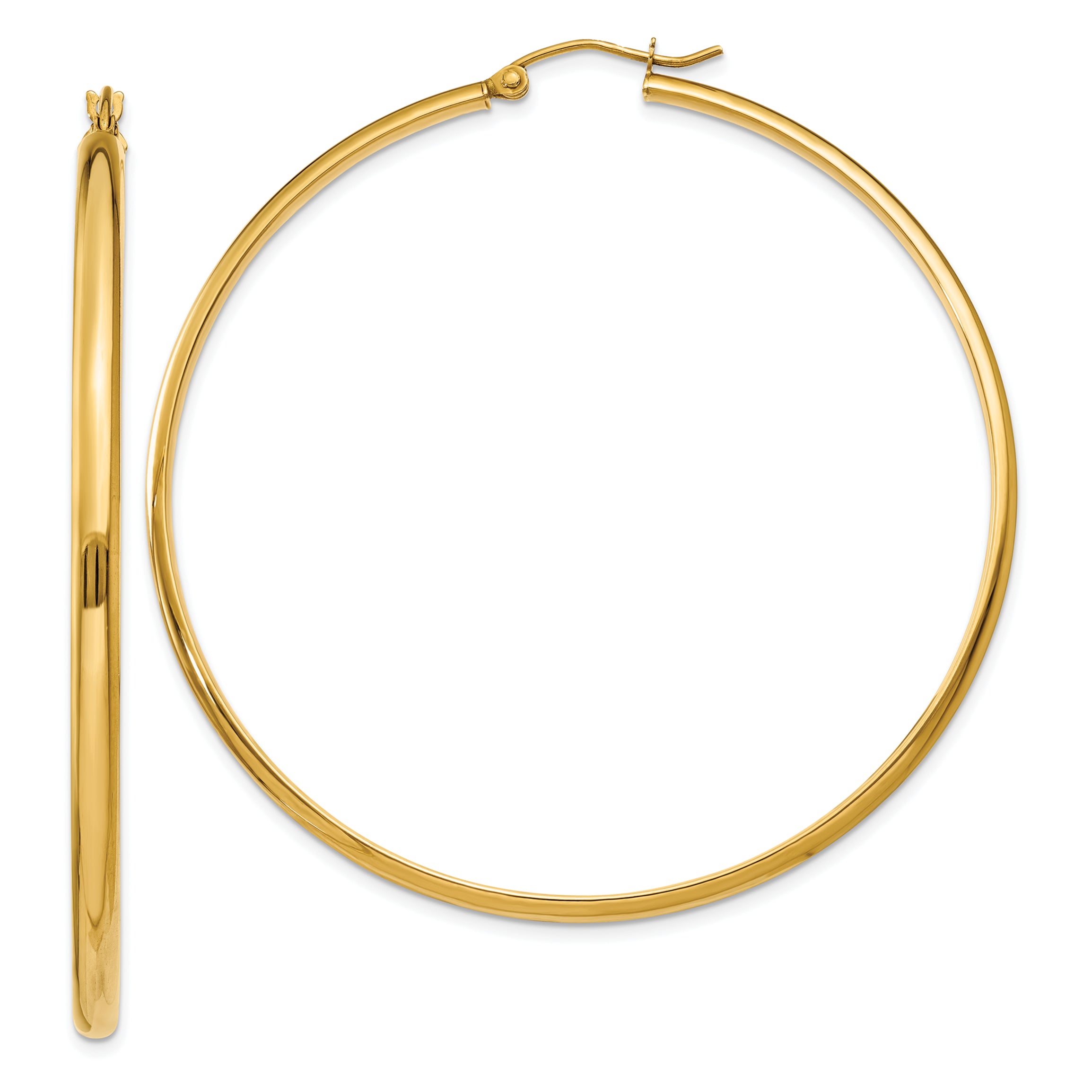14k Polished Hoop Earring Main image