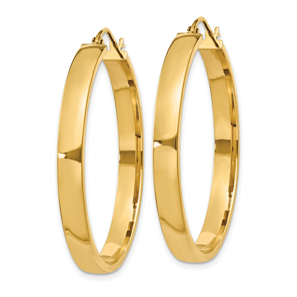 14k Polished Hoop Earring