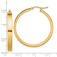 14k Polished Hoop Earring