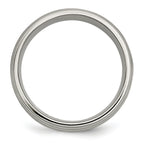 Inlay Wedding Band in Titanium & 14K Gold, 8mm