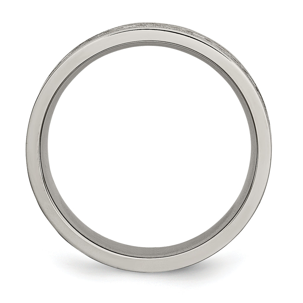 Celtic Knot Wedding Band in Titanium, 6mm