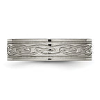 Celtic Knot Wedding Band in Titanium, 6mm