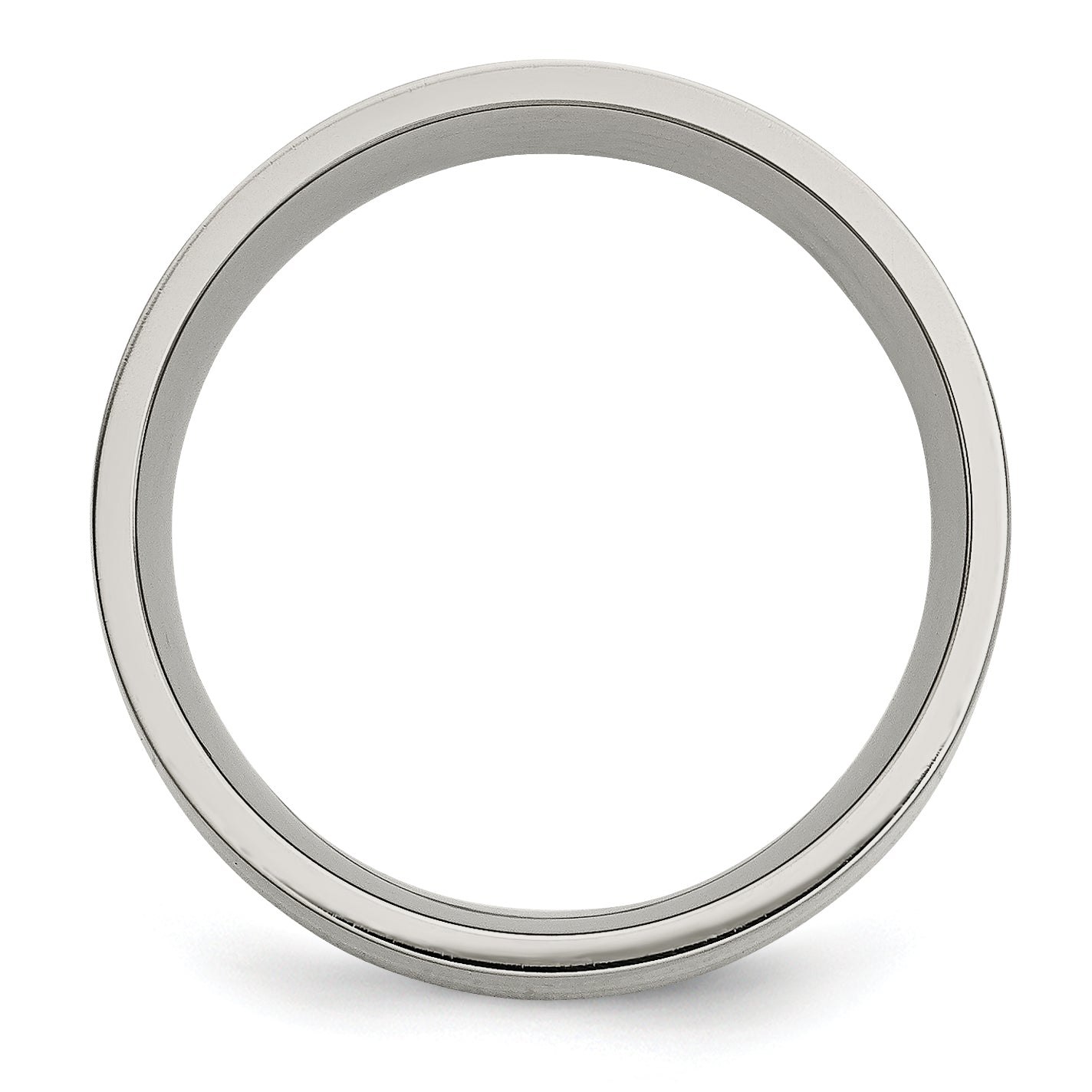 Inlay Wedding Band in Titanium & 14K Gold, 8mm Secondary image