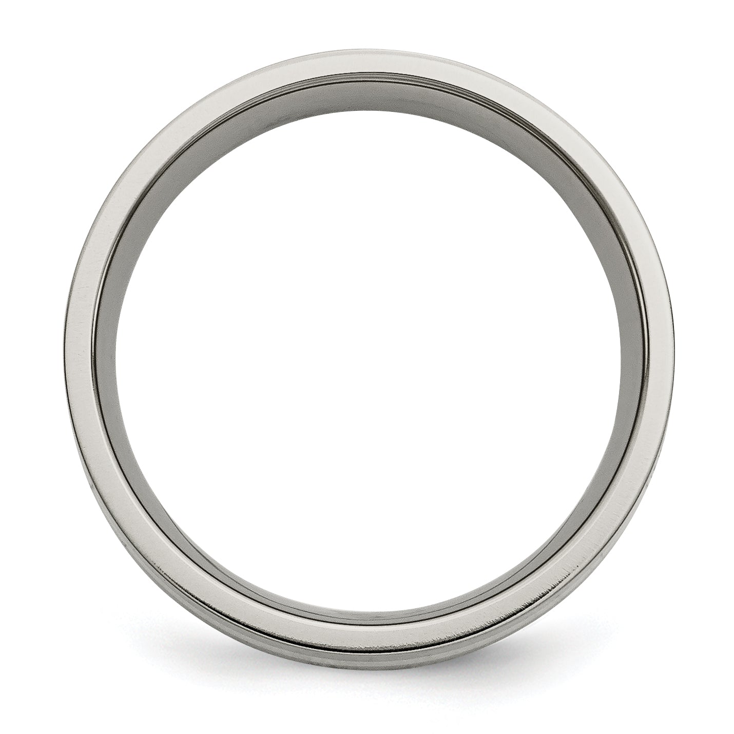 Inlay Wedding Band in Titanium & 14K Gold, 6mm Secondary image