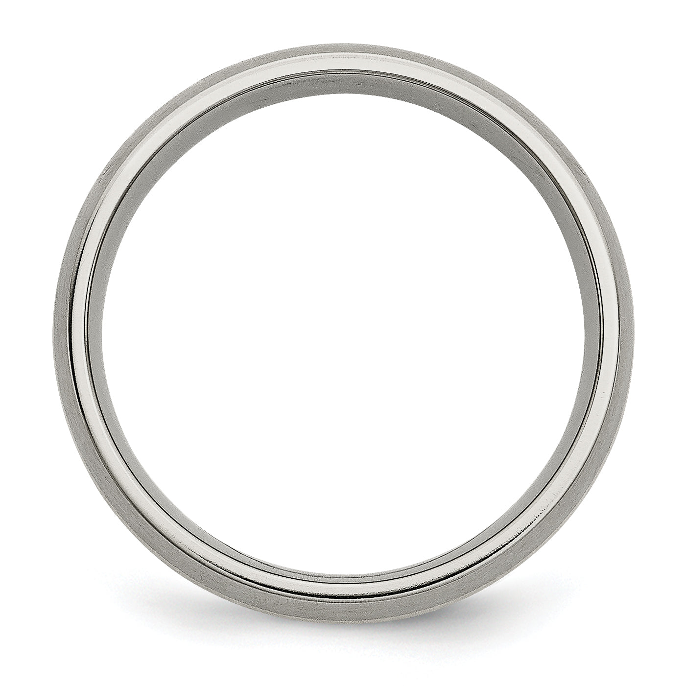 Inlay Wedding Band in Titanium & 14K Gold, 6mm Secondary image