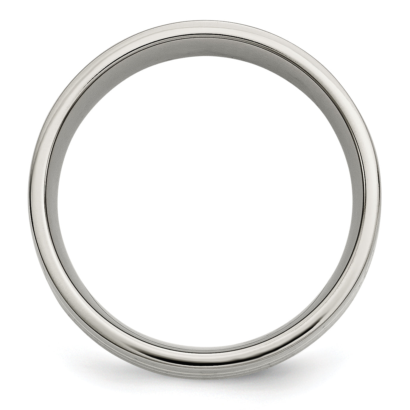 Inlay Wedding Band in Titanium & 14K Gold, 8mm Secondary image
