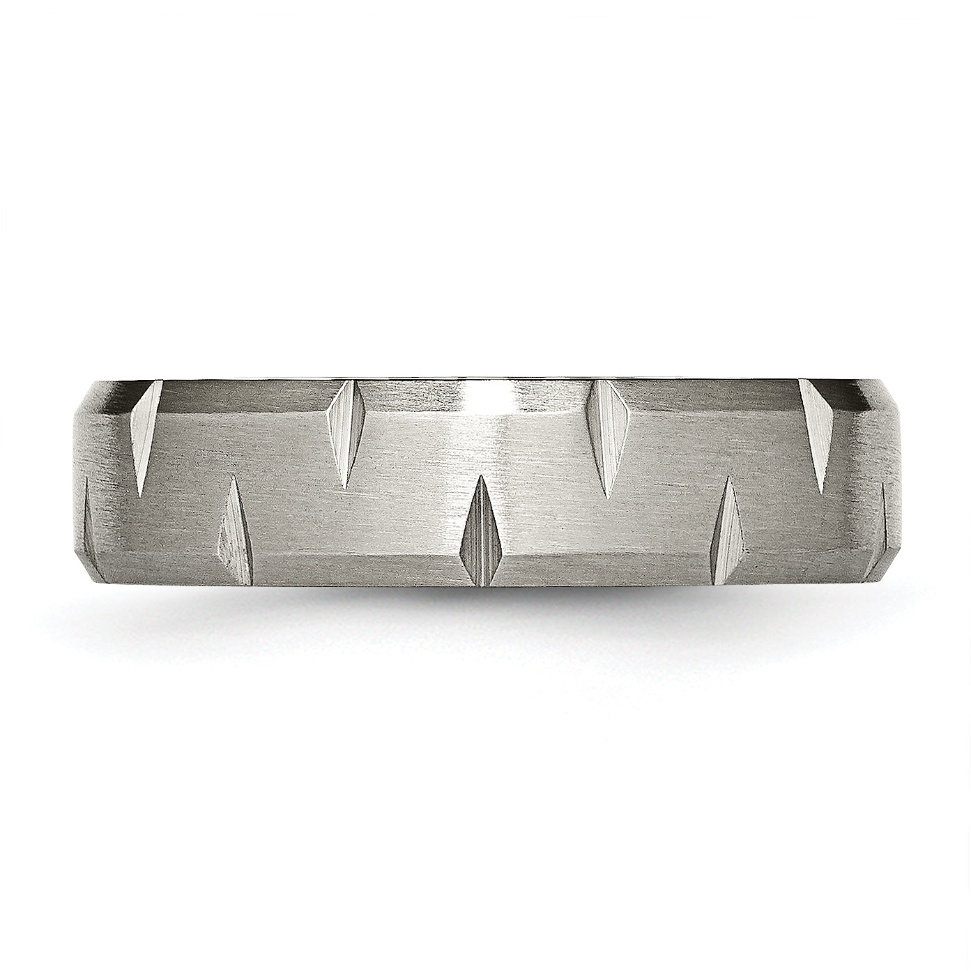 Sophia Jewelers Titanium Unisex Engravable Brushed Wedding Band