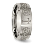 Titanium Unisex Wedding Band with Laser Design Engravable
