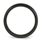 Cross Black IP-Plated Wedding Band in Titanium, 6mm