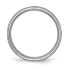 Swirl Design Wedding Band in Titanium, 8mm