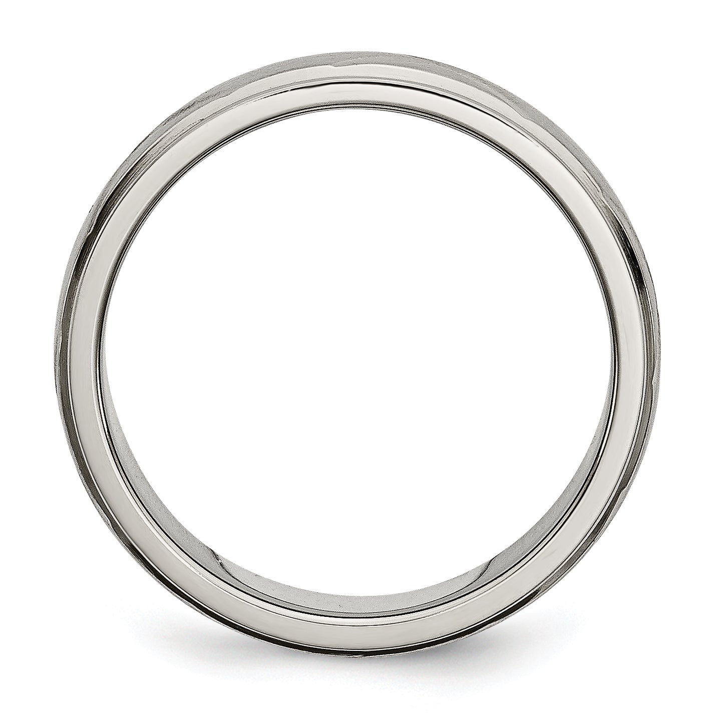 X-Design Wedding Band in Titanium, 6mm