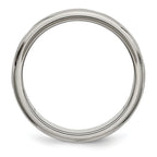 X-Design Wedding Band in Titanium, 8mm