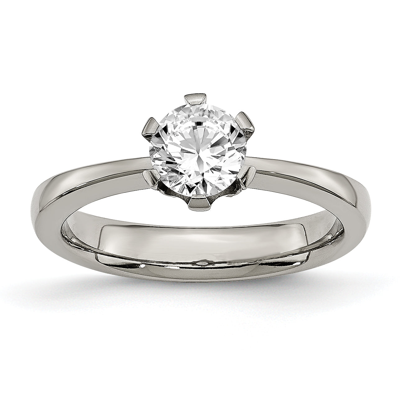 Titanium CZ Ring Main image