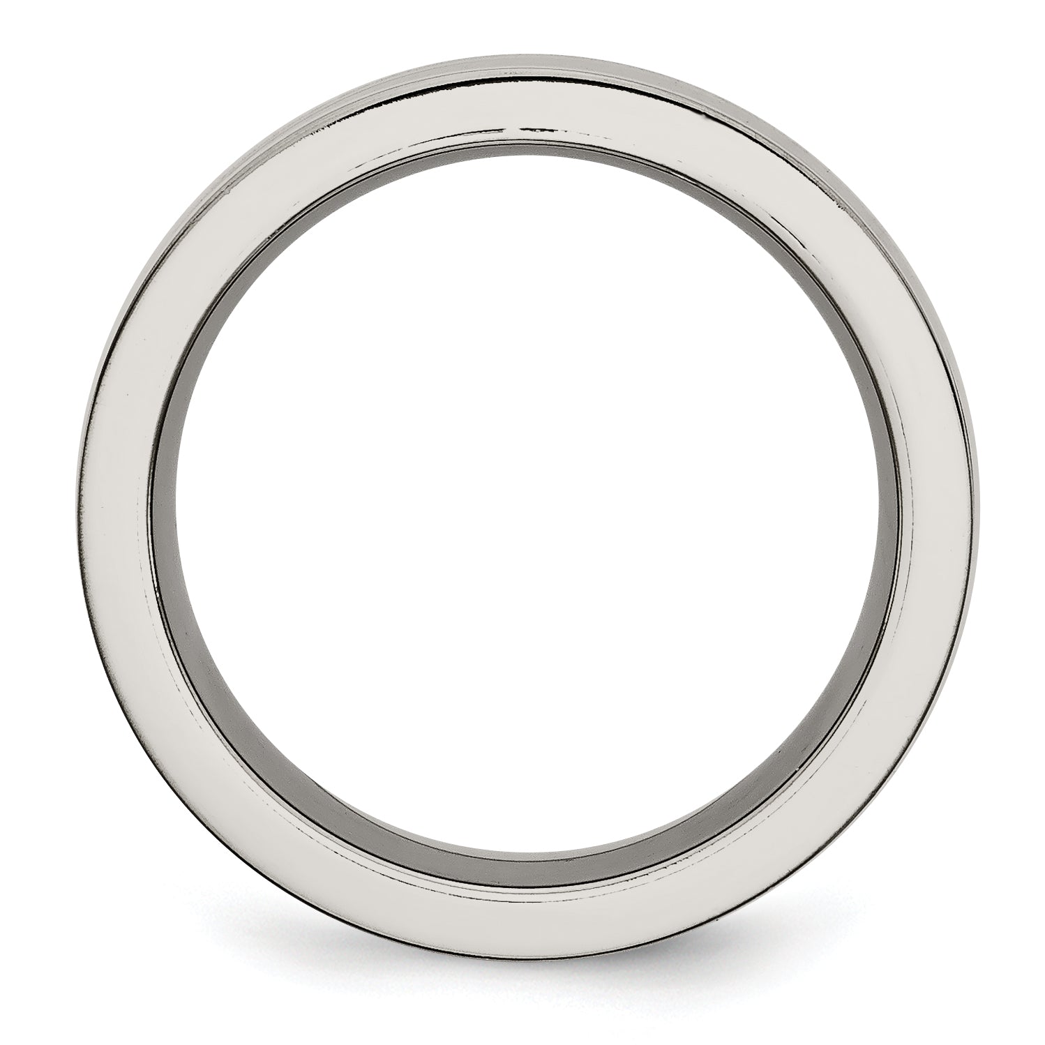 Titanium Unisex Wedding Band with Black Ceramic Center Secondary image
