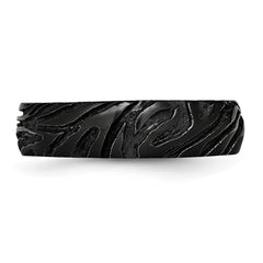 Titanium Polished Unisex Wedding Band Engravable 7.5mm by Sophia Jewelers