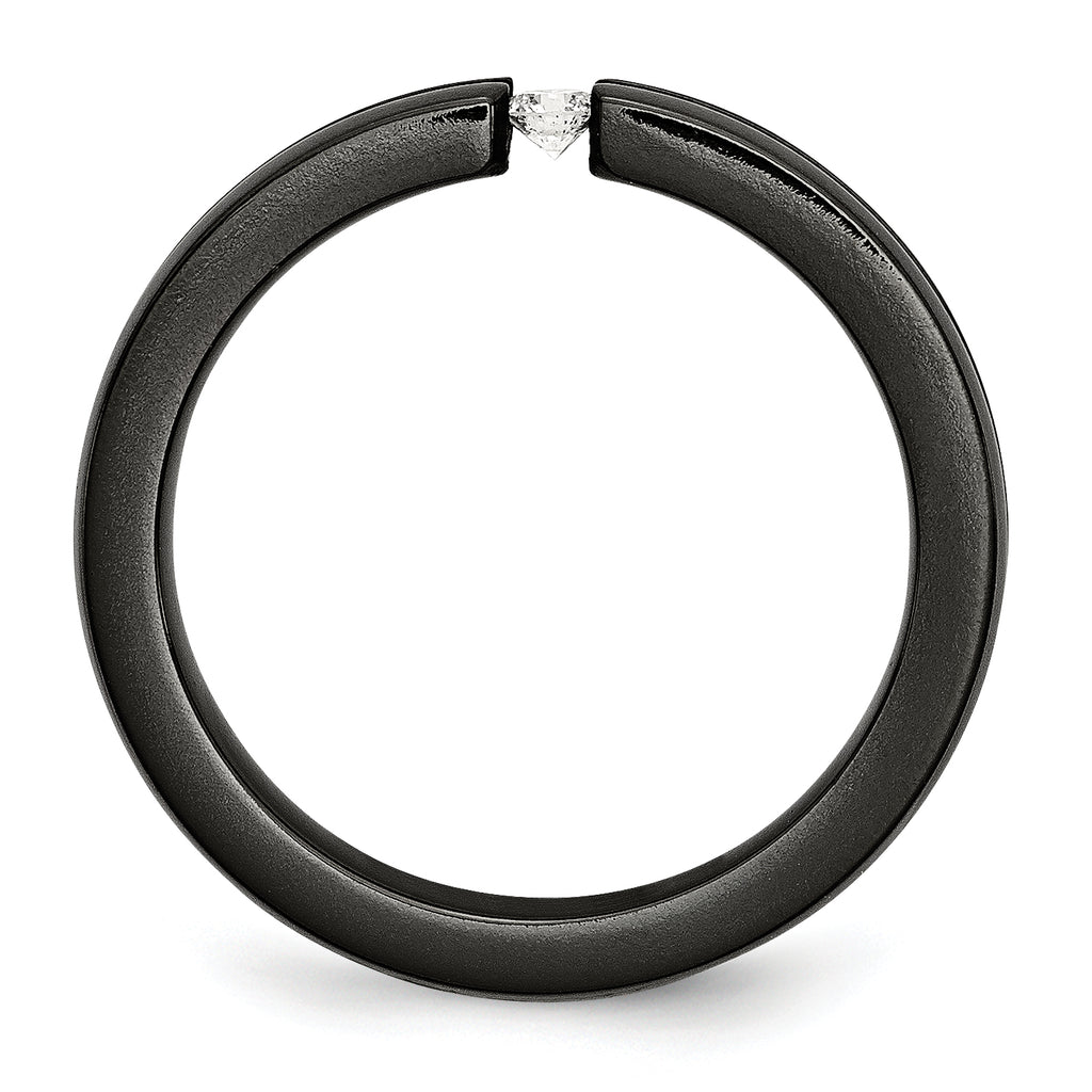 Titanium Unisex Wedding Band with Polished Multi-Color Anodized Finish