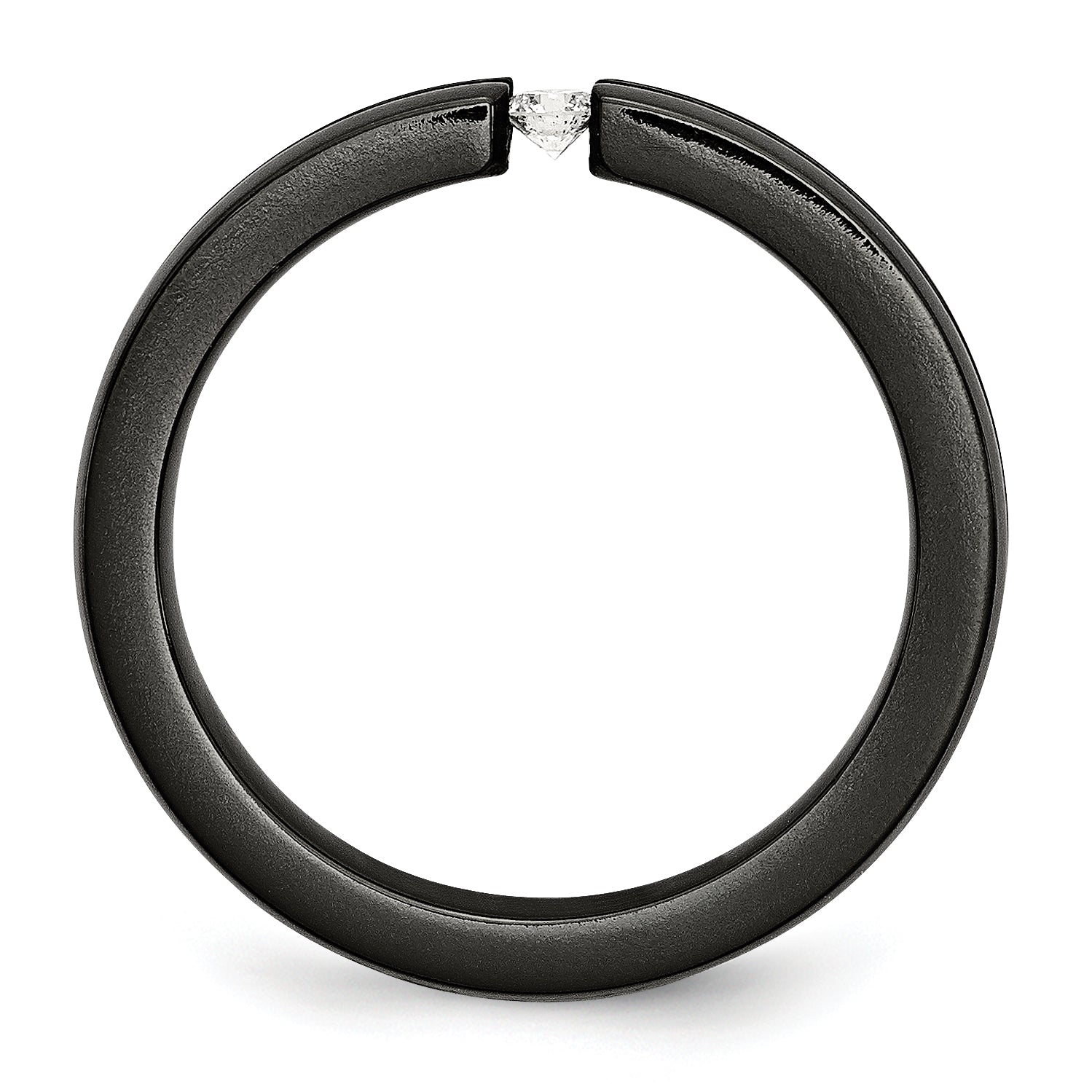 Titanium Unisex Wedding Band with Polished Multi-Color Anodized Finish