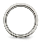 Diamond Wedding Band in Titanium, 6mm (1/2 ct. tw.)