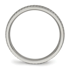 Sophia Jewelers Unisex Titanium 4mm Polished Wedding Band