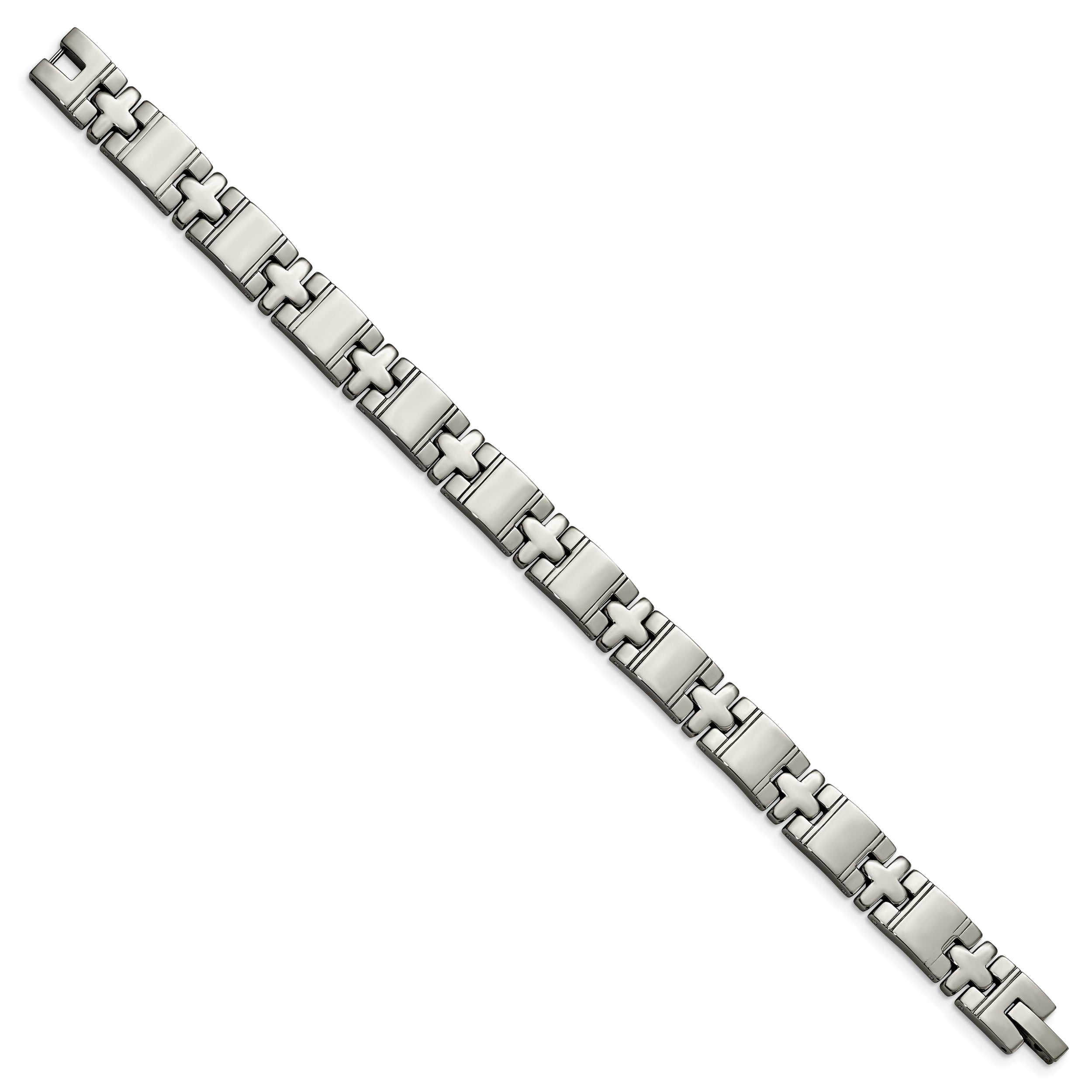 Chisel Titanium Polished 8.25 inch Bracelet