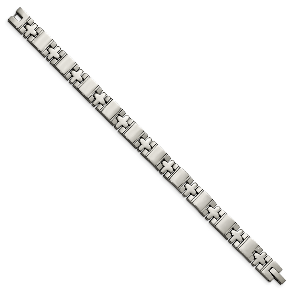 Polished Men's Bracelet in Titanium