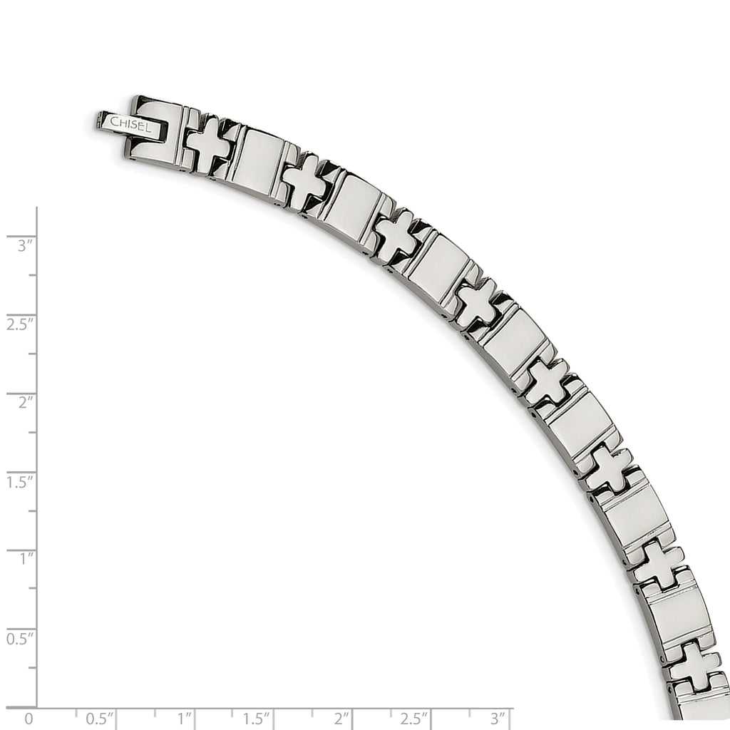 Polished Men's Bracelet in Titanium