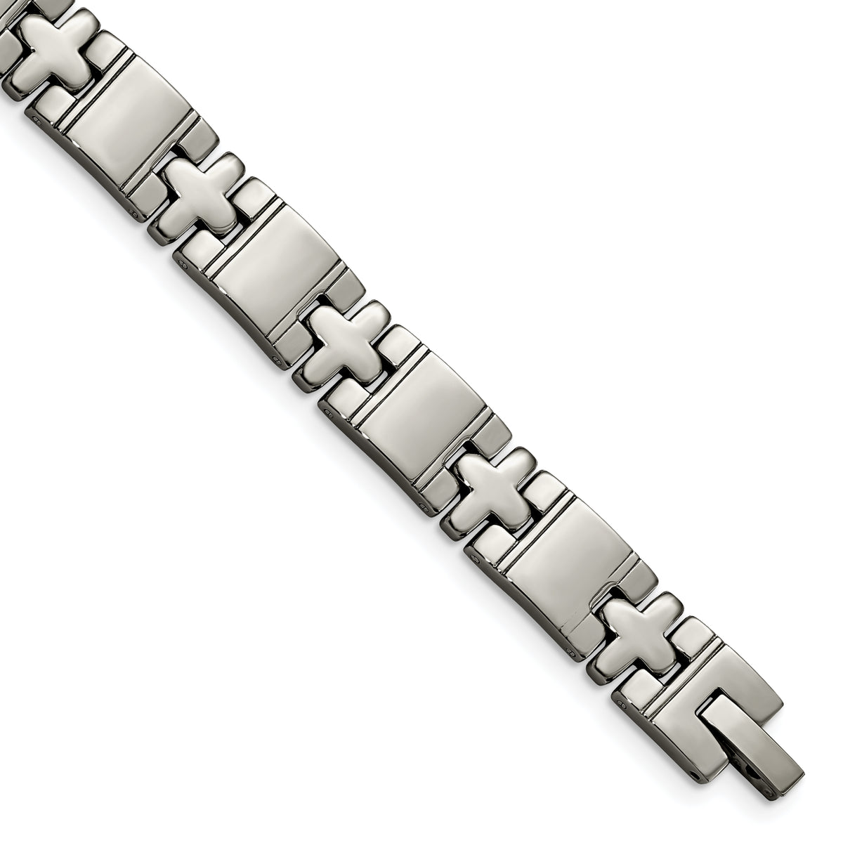 Chisel Titanium Polished 8.25 inch Bracelet