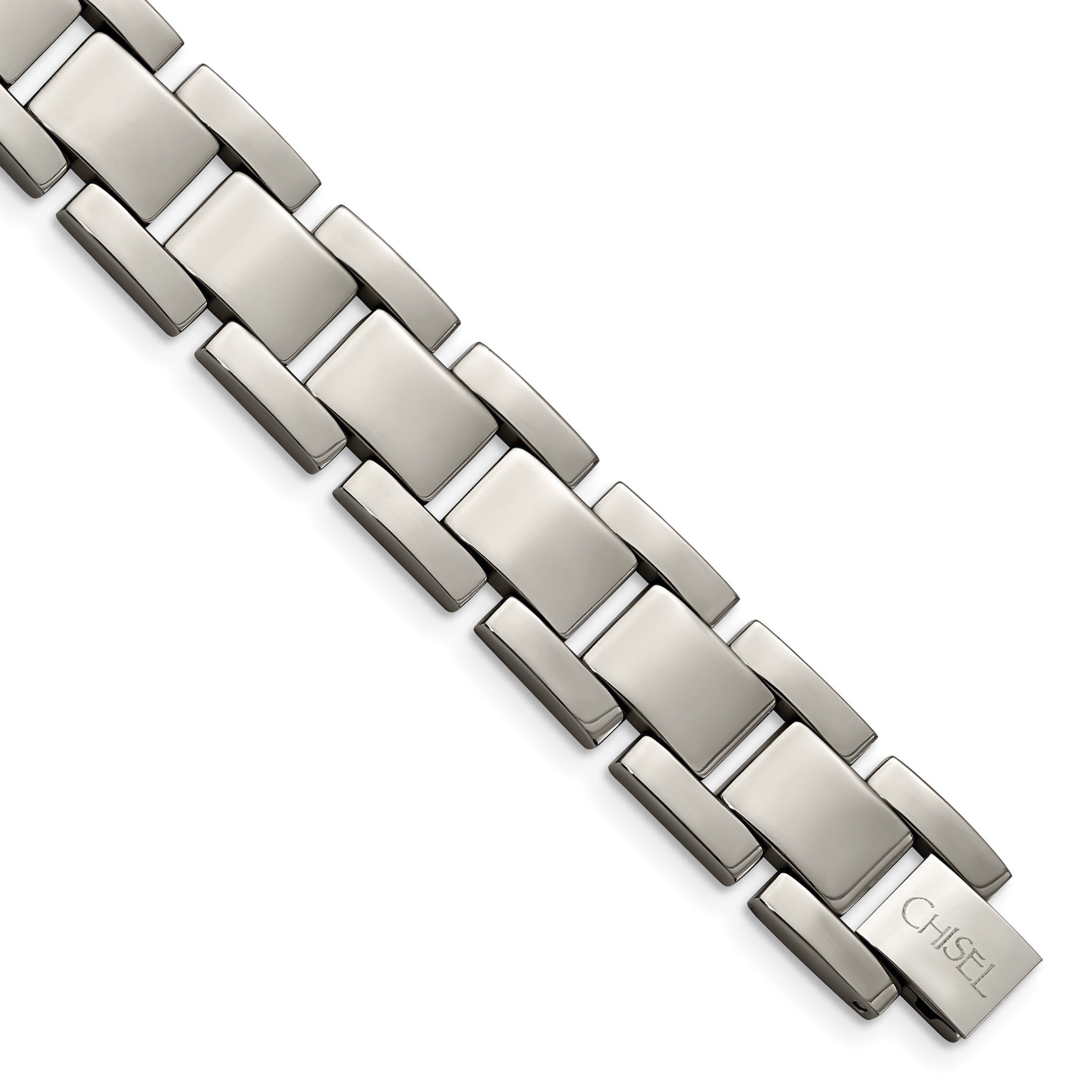 Chisel Titanium Polished 8.5 inch Bracelet Main image