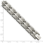 Chisel Titanium Brushed and Polished 8.5 inch Bracelet