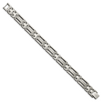 Polished Men's Bracelet in Titanium, 11mm