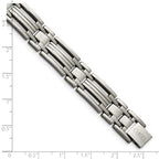Polished Men's Bracelet in Titanium, 11mm