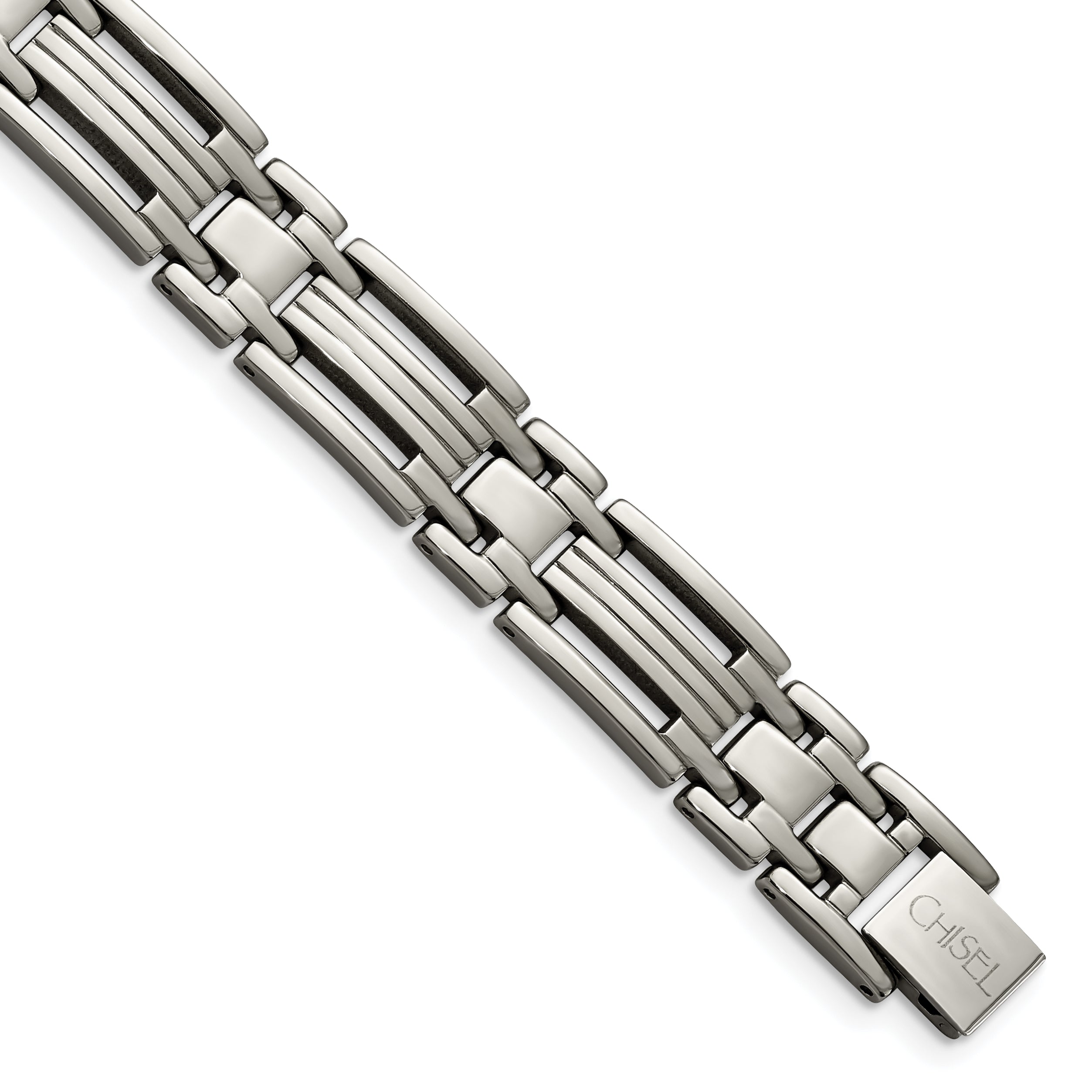 Chisel Titanium Polished 8.5 inch Bracelet Main image
