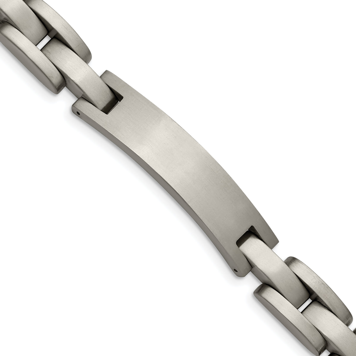Chise Titanium Brushed 8.75 inch ID Bracelet