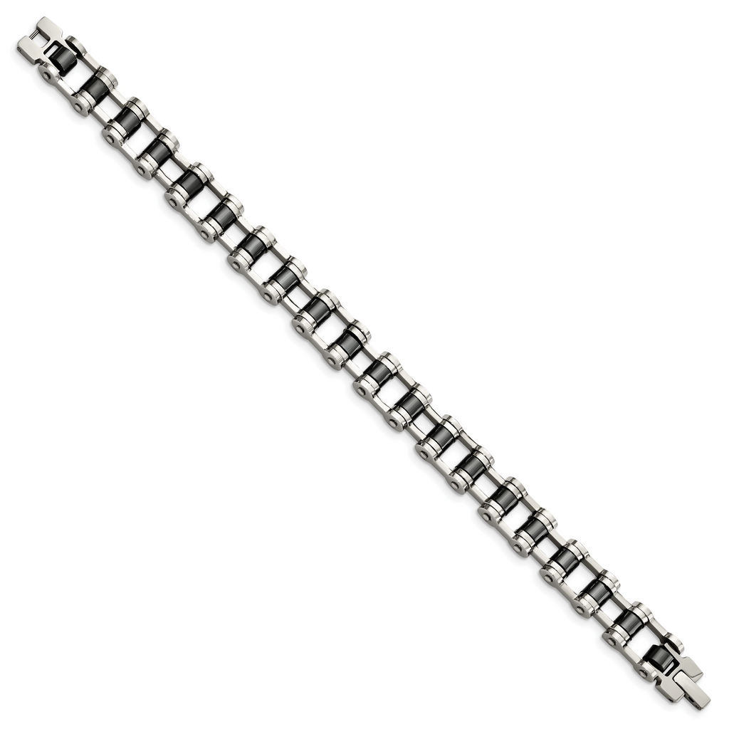 Magnetic Link Bracelet in Stainless Steel, 10mm