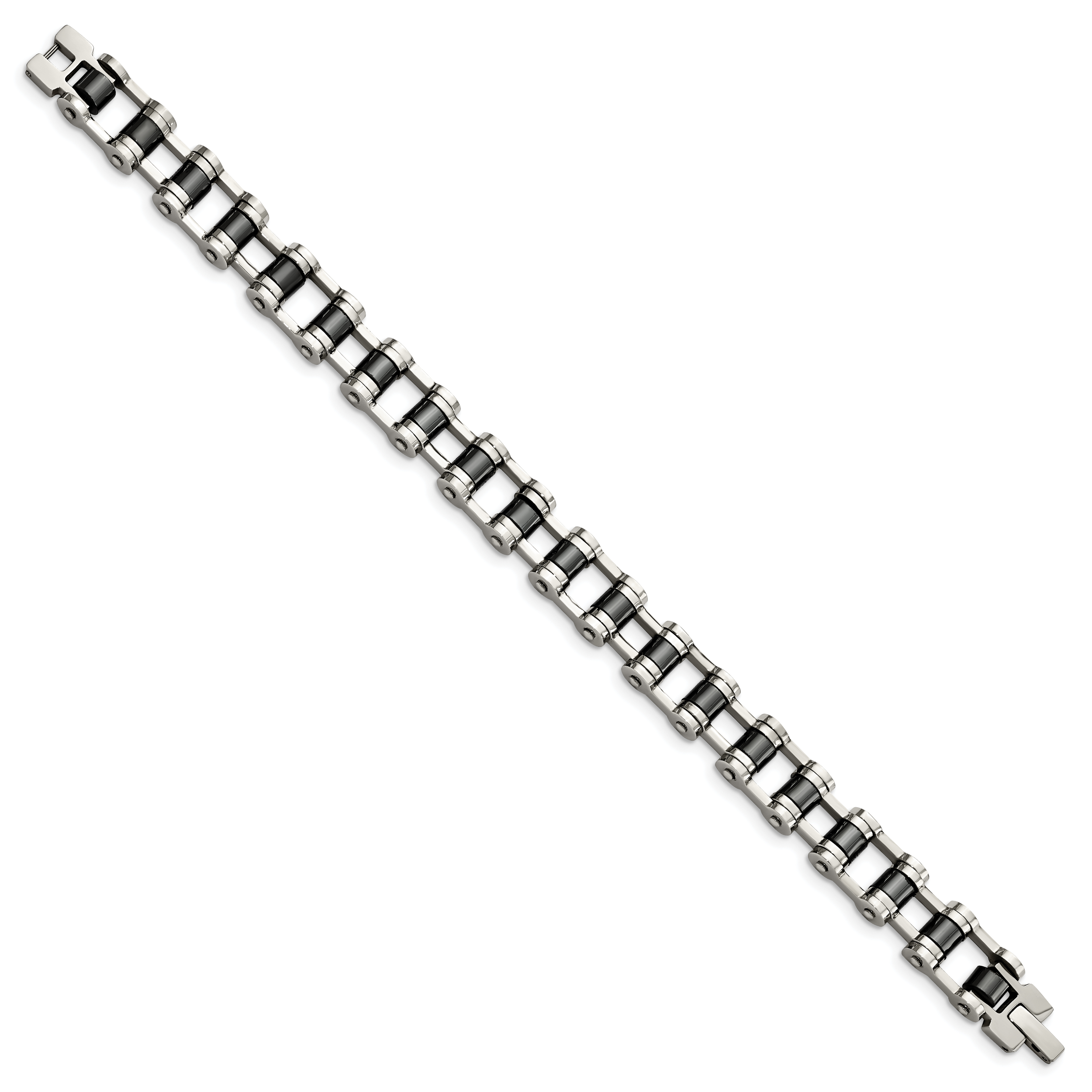 Magnetic Link Bracelet in Stainless Steel, 10mm