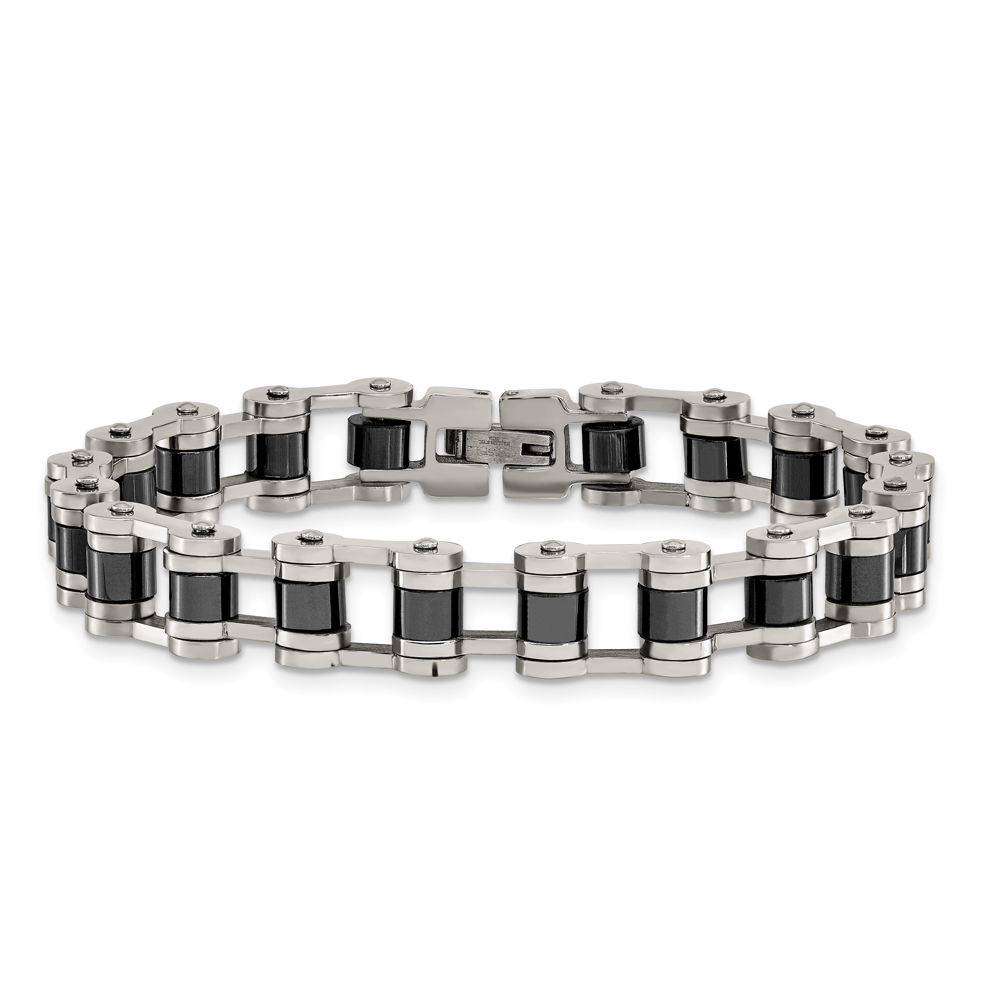 Magnetic Link Bracelet in Stainless Steel, 10mm